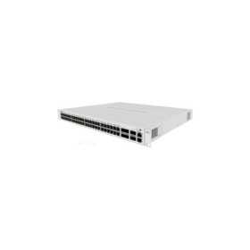 Mikrotik Cloud Router Switch CRS354-48P-4S+2Q+RM, 48xG-LAN (svi PoE-out), 4x10G SFP+, 2x40G QSFP+ cages, RouterOS L5, 1U