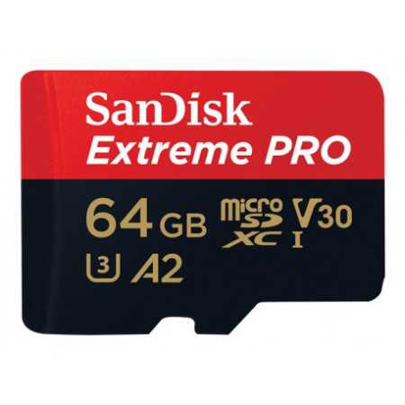 SANDISK Extreme Pro microSDXC 64GB + Adp