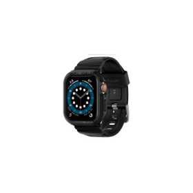 Spigen Rugged Armor Pro, zaštitna maska s remenom za Apple pametni sat, crna - Apple Watch 8/7 (45mm)/SE 2022/6/SE/5/4 (