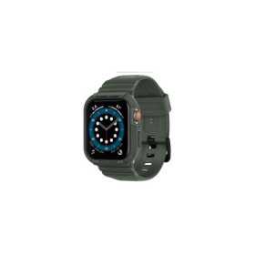 Spigen Rugged Armor Pro, zaštitna maska s remenom za Apple pametni sat, zelena - Apple Watch 8/7 (45mm)/SE 2022/6/SE/5/4