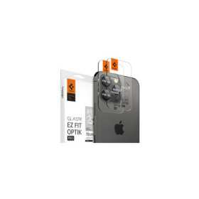 Spigen Glass EZ Fit Optik Pro, zaštitno staklo za kameru telefona, 2 kom, crno - iPhone 15 Pro/15 Pro Max/14 Pro/14 Pro