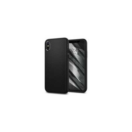 Spigen Liquid Air, zaštitna maska za telefon, crna - iPhone XS/X