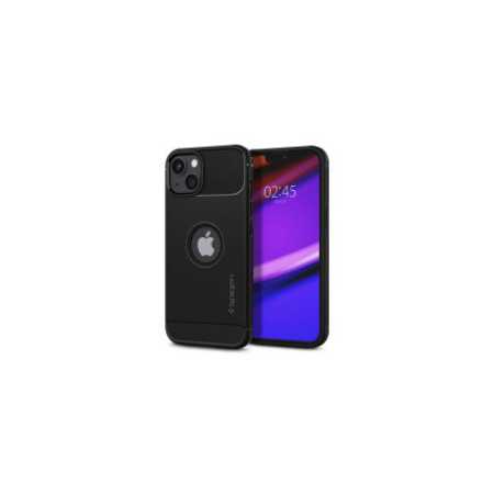 Spigen Rugged Armor, zaštitna maska za telefon, mat crna - iPhone 13 mini (ACS03314)