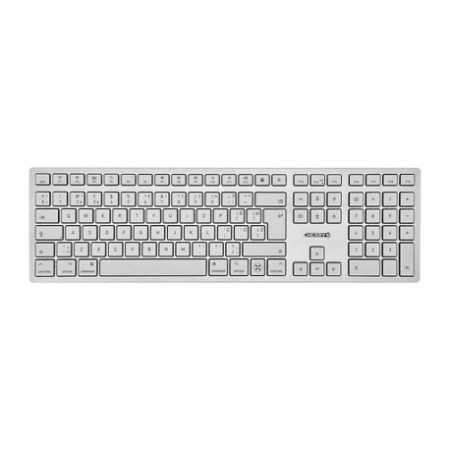 Cherry KW 9100 Slim for Mac, srebrna, USB-C, UK-SLO g.