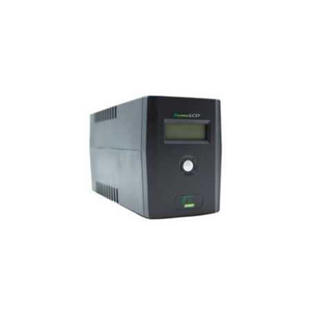 Elsist UPS NemoLCD 160 1600VA/600W, Line-Interactive, USB, RJ11/RJ45, 2×IEC, 2×Schuko, 2×7Ah, 10min. autonomija