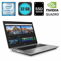(refurbished) HP ZBook 17 G5 - Core i7, 32GB DDR4, 500GB SSD, P5200