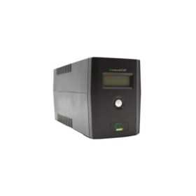 Elsist UPS NemoLCD 120 1200VA/480W, Line-Interactive, USB, RJ11/RJ45, 2×Schuko, 1×9Ah, 10min. autonomija