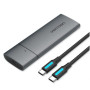 Vention M.2 NVMe SSD Enclosure (USB 3.1 Gen 2-C) Gray