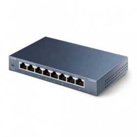 TP-Link TL-SG108, 8-port GbE switch, metalno