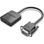 Vention VGA to HDMI Converter with Female Micro USB and Audio Port 0.15M Black