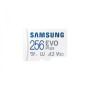 Spominska kartica Samsung EVO Plus, micro SDXC, 256GB, U3, V30, A2, UHS-I, z SD adapterjem