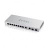 Zyxel XGS1010-12 Neupravljano Gigabit Ethernet (10/100/1000) Srebro
