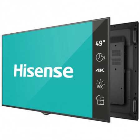 Hisense digital signage display 49BM66AE 49'' / 4K / 500 nits / 60 Hz / (24h / 7 days )