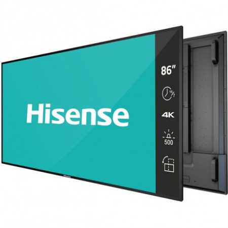 Hisense digital signage display 86B4E30T 86'' / 4K / 500 nits / 60 Hz / (18h / 7 days)