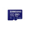 Samsung PRO Plus, micro SDXC, 512GB, U3, V30, A2, UHS-I
