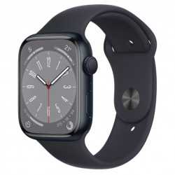 Watch Apple Watch Series 8 GPS 45mm Midnight Aluminium Case with Sport Band - Midnight EU