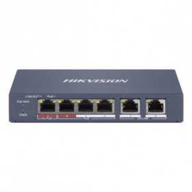 HikVision 4-Port 100Mbps RJ45 PoE (60W)