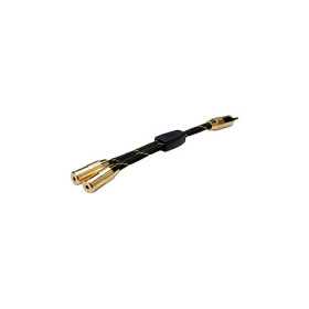 Roline GOLD adapter kabel 3.5mm Stereo, 1×M/2×F, 0.15m