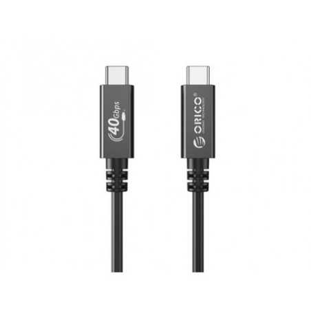 Kabel USB-C v USB-C, USB 4, 40Gbps, 100W PD, 8K 60Hz, 0,8m, ORICO TBZ4