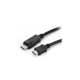 Roline VALUE DisplayPort kabel v1.1, DP - HDMI (HDTV), M/M, 10m, crni