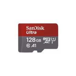 SanDisk Ultra microSDXC 128GB UHS-I A1 Class 10 + SD adapter (SDSQUAB-128G-GN6MA)