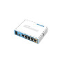 Mikrotik RB952Ui-5ac2nD hAP ac lite, 650MHz CPU, 64MB RAM, 5xLAN, 2.4Ghz 802.11b/g/n/ 5Ghz 802.11ac, USB, PSU, RouterOS