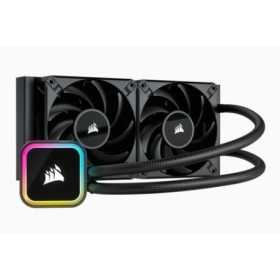 Corsair iCUE H100i RGB ELITE 240mm, water cooling (black)