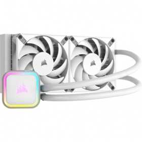 Corsair iCUE H100i RGB ELITE, water cooling (white)