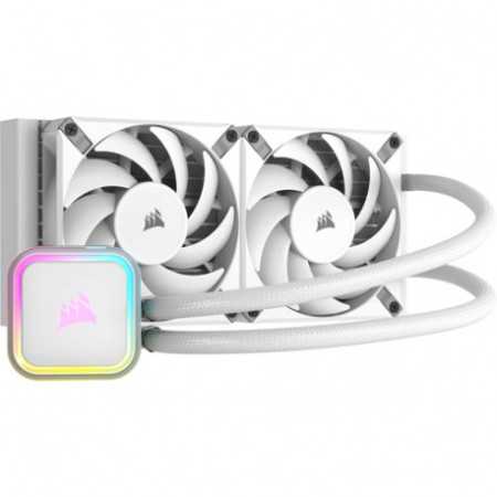 Corsair iCUE H100i RGB ELITE, water cooling (white)