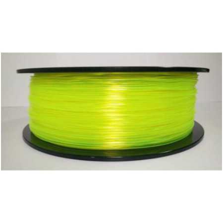 PLA filament 1.75 mm, 1 kg, transparent yellow