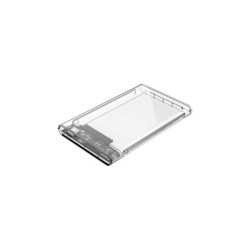 Orico vanjsko kućište 2.5" SATA HDD/SSD, up to 9.5 mm, tool free, USB Type-C (SATA3 podržano) prozirno kućište (ORICO 21