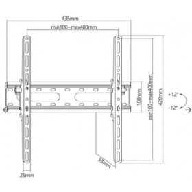 SBOX zidni nosač 32"-70", do 40kg