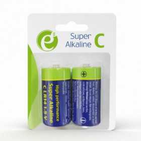 Gembird Alkaline C-cell battery, 2-pack