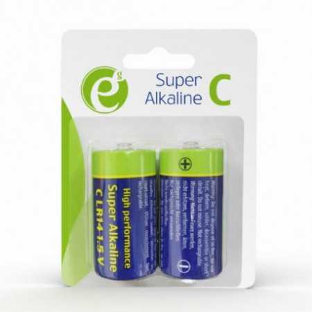 Gembird Alkaline C-cell battery, 2-pack