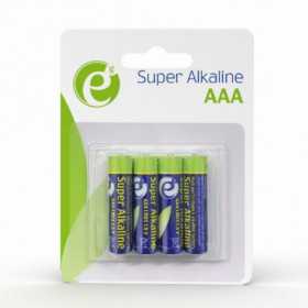 Gembird Alkaline AAA batteries, 4-pack