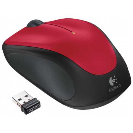 LOGI M235 Wireless Mouse Red