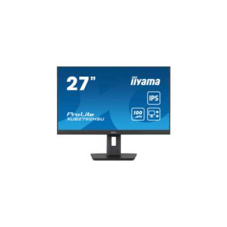 IIYAMA 27”  ProLite XUB2792HSU-B6 1920x1080 IPS, 100Hz, Pivot, Slim, Flicker free, zvučnici, HDMIx1, DPx1, USBx4