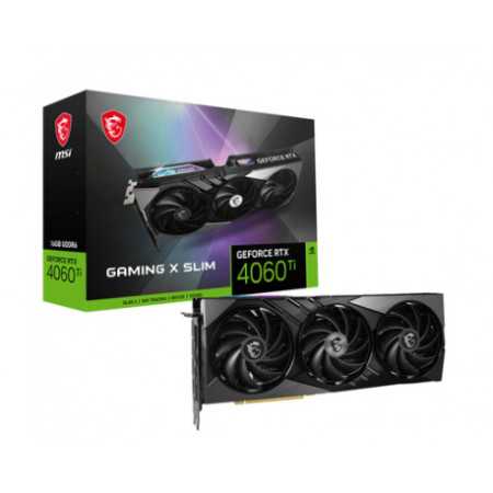 MSI GAMING GEFORCE RTX 4060 Ti X SLIM 16G grafička kartica NVIDIA 16 GB GDDR6