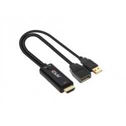 Adapter HDMI 2.0 v DisplayPort 1.2 + USB-A