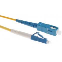 NFO Patch cord, LC UPC-SC UPC, Singlemode 9 125, G.657A2, Simplex, 1m