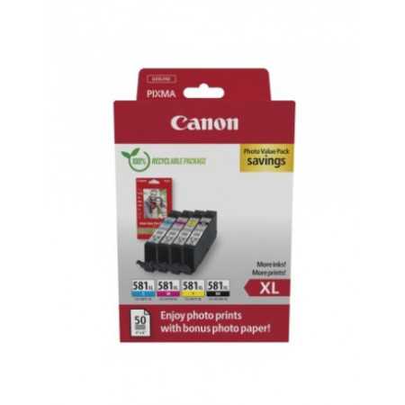 Canon multipack CLI-581XL BK C M Y -  Photo Pack