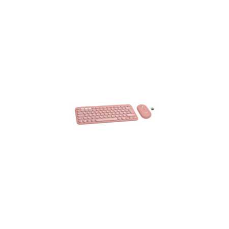 LOGITECH Pebble 2 Bluetooth Keyboard Combo - TONAL ROSE - US INT'L