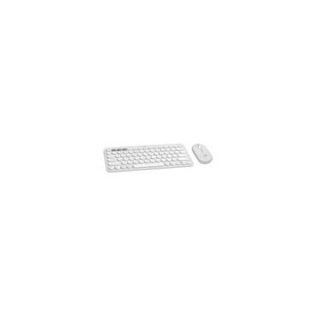 LOGITECH Pebble 2 Bluetooth Keyboard Combo - TONAL WHITE - HRV-SLV-SRB