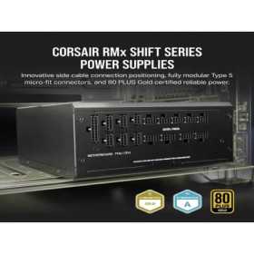 Napajanje Corsair RM1200x Shift 1200W80 Plus Gold, modularno, ATX 3.0