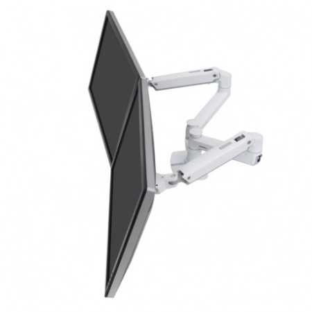 Ergotron LX mounting arm, monitor holder (white)