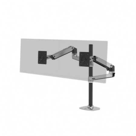 Ergotron LX Dual Monitor Arm, Monitor Mount (aluminium)