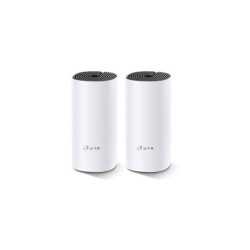 TP-Link AC1200 Deco M4 (2 pack) Whole-Home Mesh Wi-Fi, Dual-Band 300Mbps/867Mbps (2.4GHz/5GHz), 2×GLAN, 2×interna antena, M
