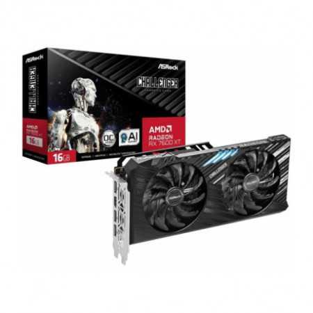 Asrock Radeon RX 7600 XT Challenger 16GB OC, 16GB GDDR6