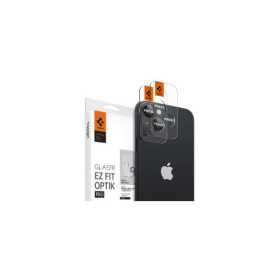 Spigen Glass EZ Fit Optik Pro, zaštitno staklo za kameru telefona, 2 kom, crno - iPhone 14/iPhone 14 Plus (AGL05213)