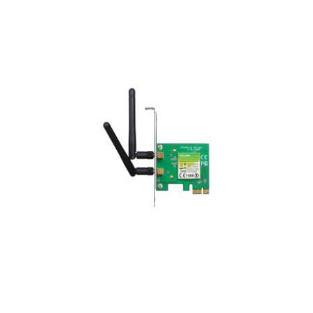 TP-Link bežični PCIe adapter 300Mbps (2.4GHz), 802.11n/g/b, 2× odvojiva antena, Low profile